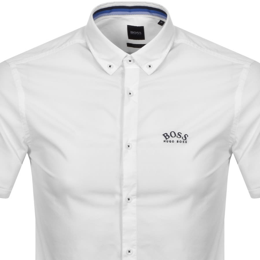 Alternative Image for ProductBOSS Biada R Short Sleeved Shirt White2